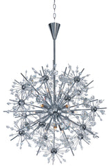 Maxim Lighting Starfire Single Tier Chandelier, Polished Chrome - 39745BCPC