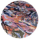 Ahgly Company Indoor Round Mid-Century Modern Area Rugs, 3' Round