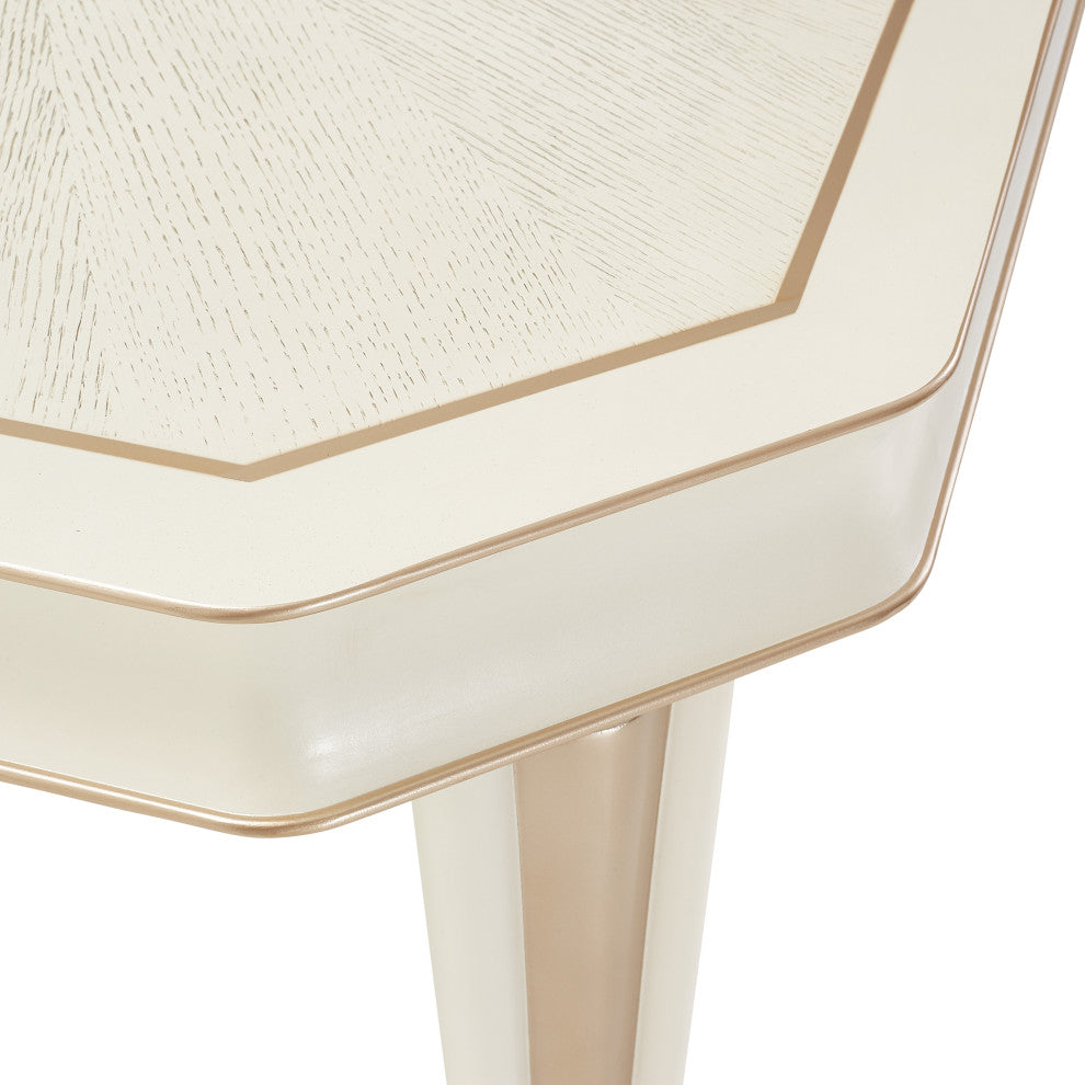 La Rachelle Rectangular Dining Table - Champagne