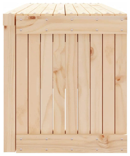 vidaXL Patio Bench Extendable Garden Bench Outdoor Seating Solid Wood Pine