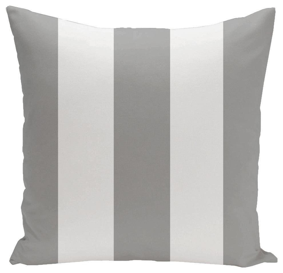 Holiday Brights Collection Striped Pillow, Sachet , 18"x18"