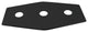 Three-Hole Remodel Plate In Powder Coated Flat Black