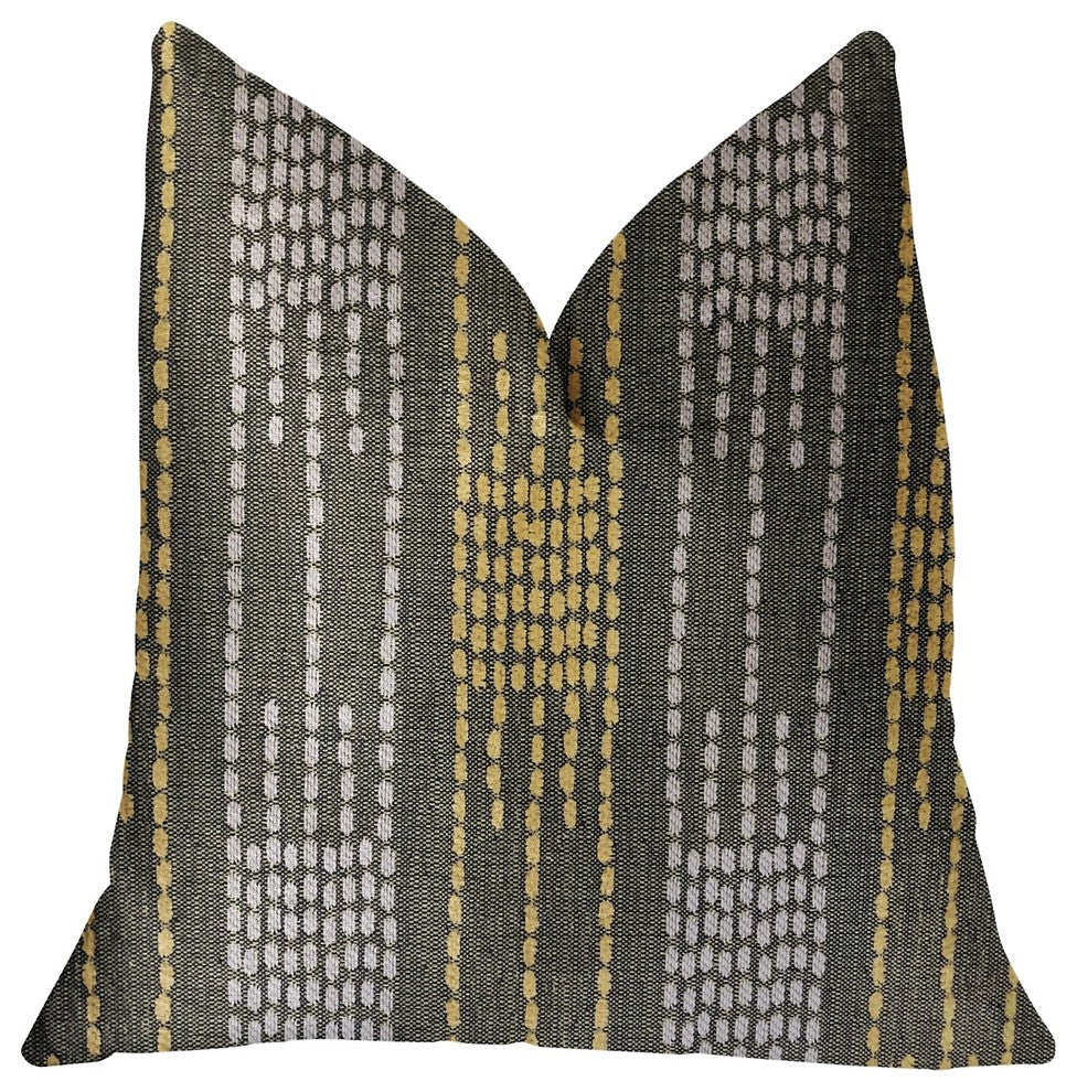 Capella Green Luxury Throw Pillow, 24"x24"
