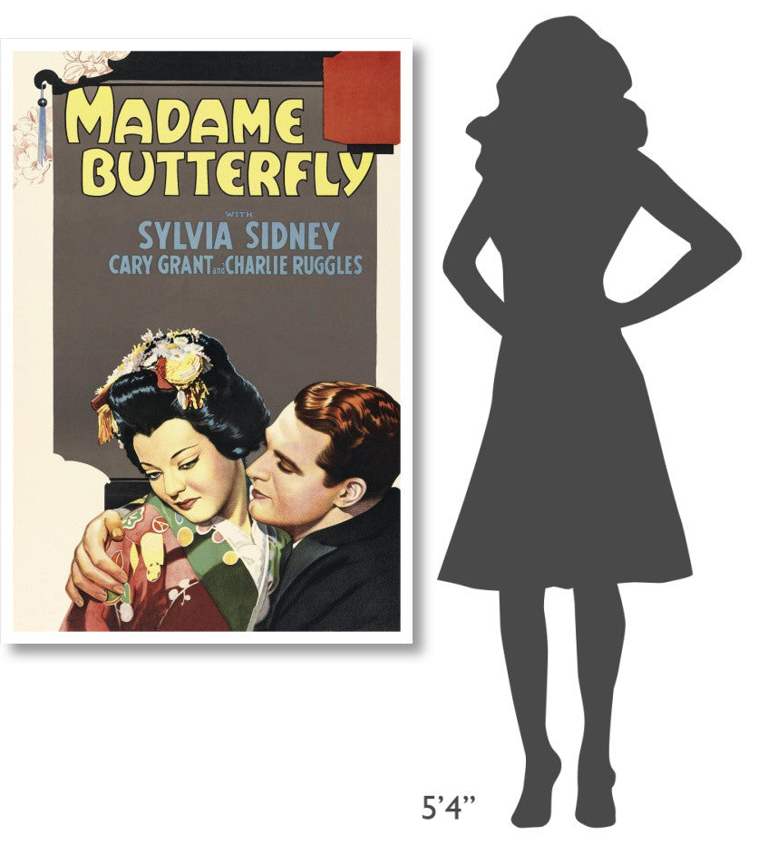 "Vintage Film Posters: Madame Butterfly" Digital Paper Print, 34"x50"