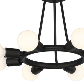 Dakota 8 Light Black Ceiling Mount