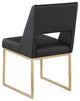 Jayce Faux Leather Dining Chair, Set of 2, Black