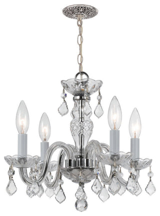 Crystorama Traditional Crystal 4-Light Mini Chandelier