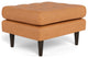 Ladybird Leather Ottoman, Hudson Lager