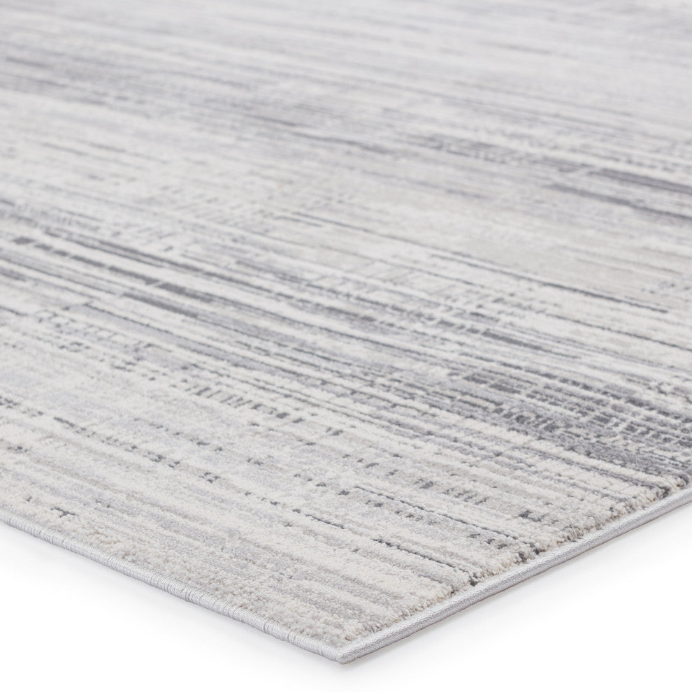 Vibe by Jaipur Living Zesiro Abstract Gray/Ivory Area Rug, 8'x10'