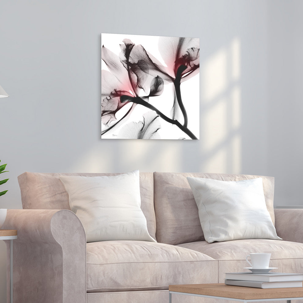 "Coral Luster 2" Frameless Free Floating Panel Graphic Wall Art, 24"x24"
