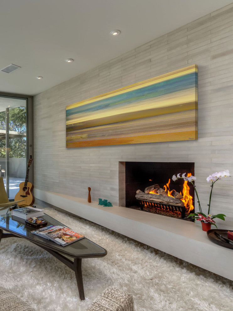 "Sand Streaks" Print on Canvas, 60"x20"