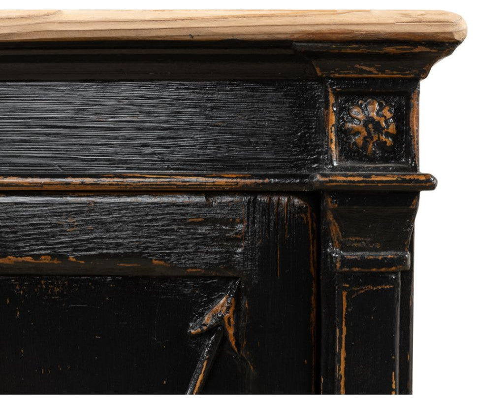 Marksman Extra Wide Sideboard Antique Ebony
