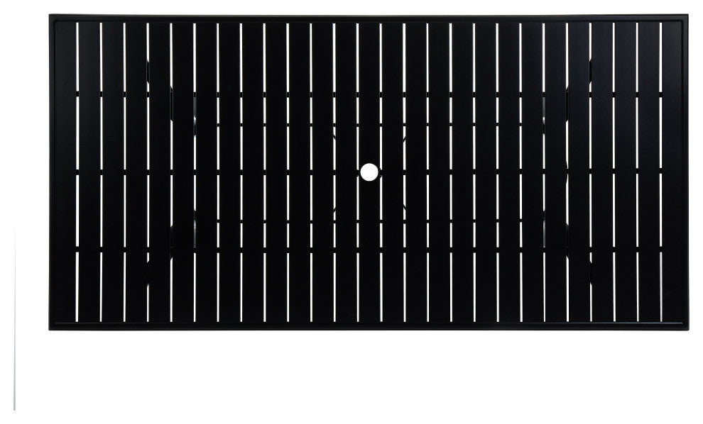 Slat Top 42" x 85" Rectangular Dining Table, Night
