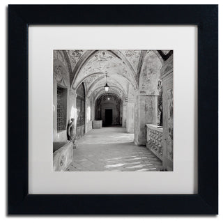 Alan Blaustein 'Padova I' Art, Black Frame, White Mat, 11x11