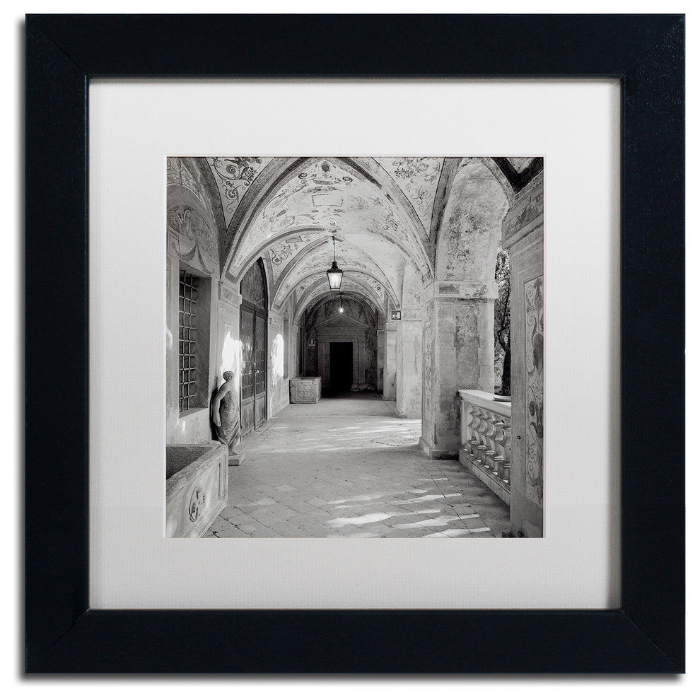 Alan Blaustein 'Padova I' Art, Black Frame, White Mat, 11x11