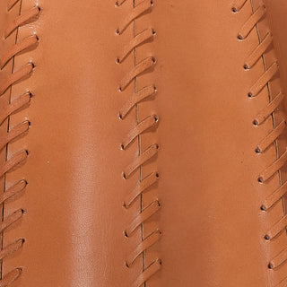 Beckham Leather Table Lamp, Tan