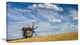 "Cloudy Sky and Windmill Summer Day" Landscape Wall Art, 32"x16"