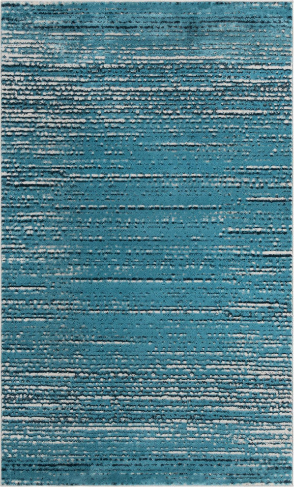 Unique Loom Oasis Calm Area Rug, Blue, 5' 0 X 8' 0 Rectangular