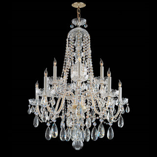 Crystorama Lighting Group 1110-CL-MWP Traditional Crystal 10 - Polished Brass