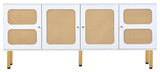 Gewnee  TV Stand with Rattan Door