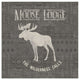 "Soft Lodge IV Dark" Digital Paper Print by Janelle Penner, 32"x32"