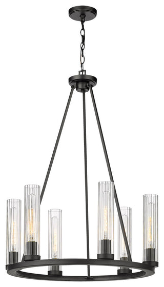 Z-LITE 3031-6BRZ 6 Light Chandelier, Bronze