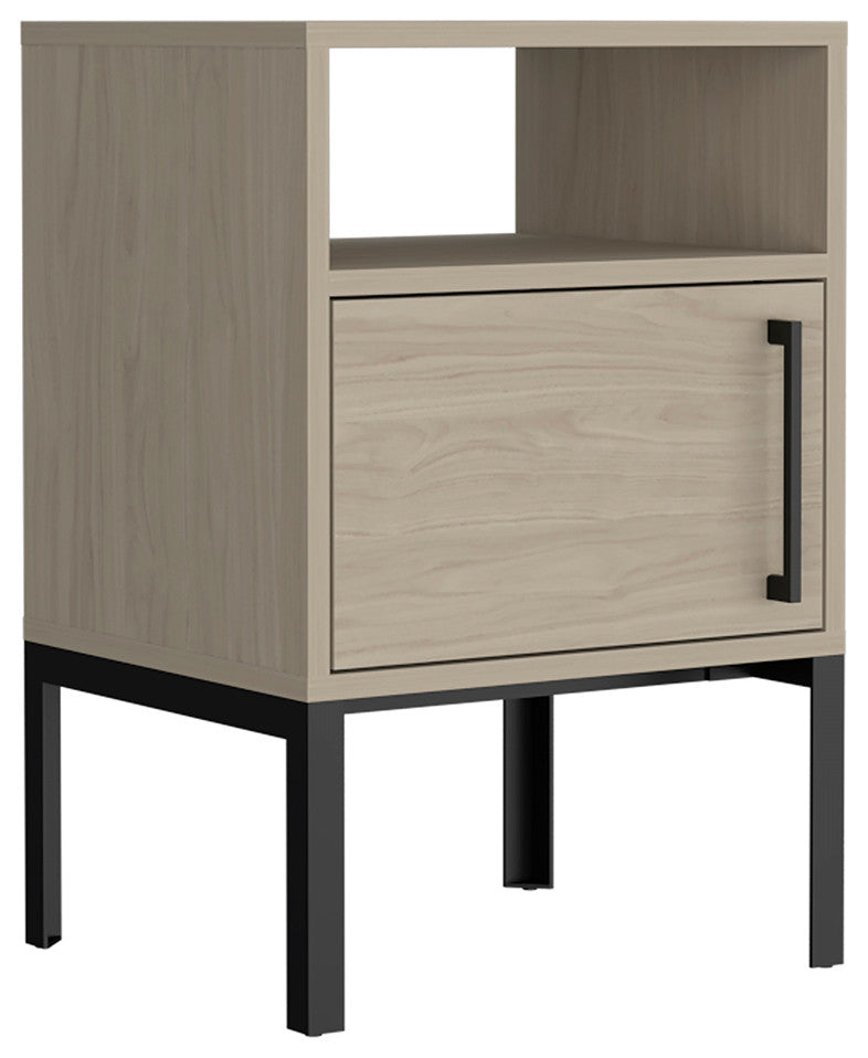 Talmage Modern Nightstand in Birch
