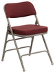 Burgundy Fabric Folding Chair