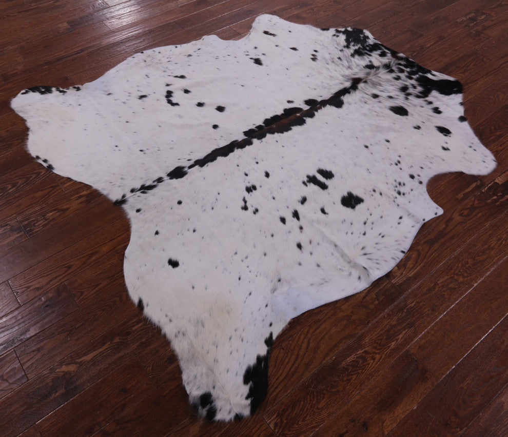 6' 4" X 6' 3" Natural Cowhide Rug C1923