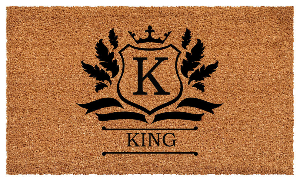 Calloway Mills Imperial Doormat, 17"x29", Letter K