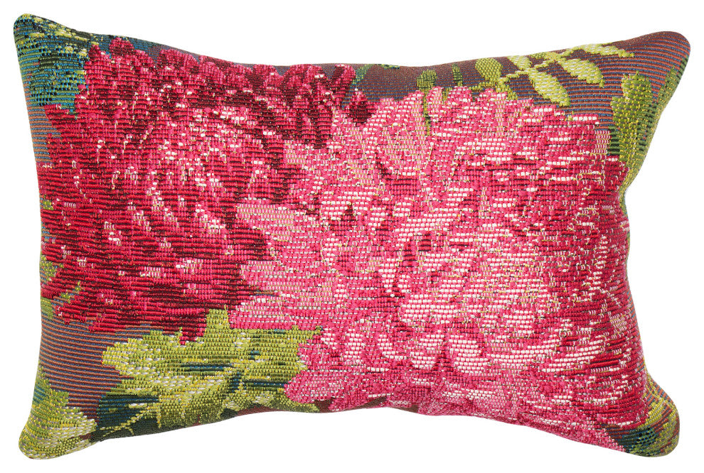 Marina Mums Indoor/Outdoor Pillow Fuchsia 12"x18"