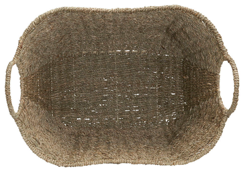 Natural Seagrass Basket With Handles
