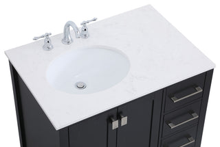 Isabel Black 32" Single Sink Bathroom Vanity