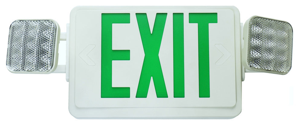 NICOR ECL1-10-UNV-WH-G2R Remote Capable LED Emergency Exit Sign