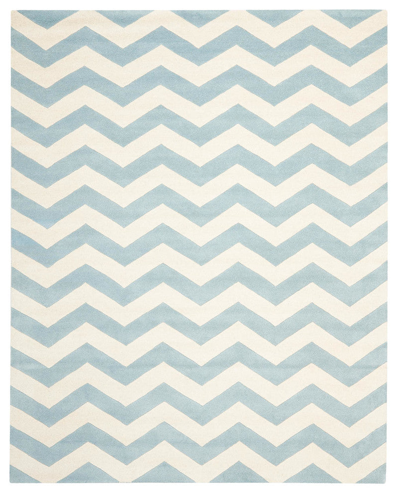 Safavieh Chatham Cht715B Blue, Ivory Area Rug