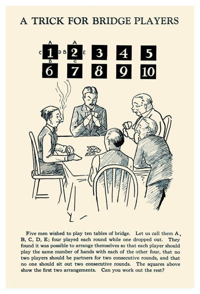"A Trick for Bridge Players" Digital Paper Print by Retromagic, 17"x24"