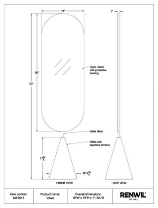 Vawn Full Length Decorative Mirror