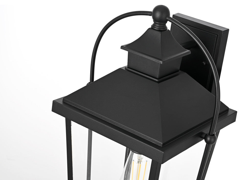 Home Living 20" Outdoor Wall sconce, Black