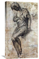 "A Man Seated on a Ledge" Artwork