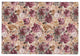 Ninola Design Vintage Peonies Beige Burgundy Area Rug