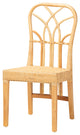 Ansa Mahogany & Rattan Dining Chair
