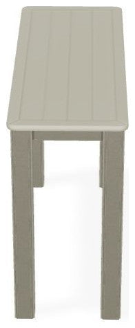 10" x 27" Marine Grade Outdoor End Table, Storm