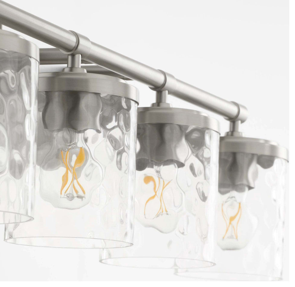 Quorum International 517-4 Starky 4 Light 28"W Vanity Light - Matte Black