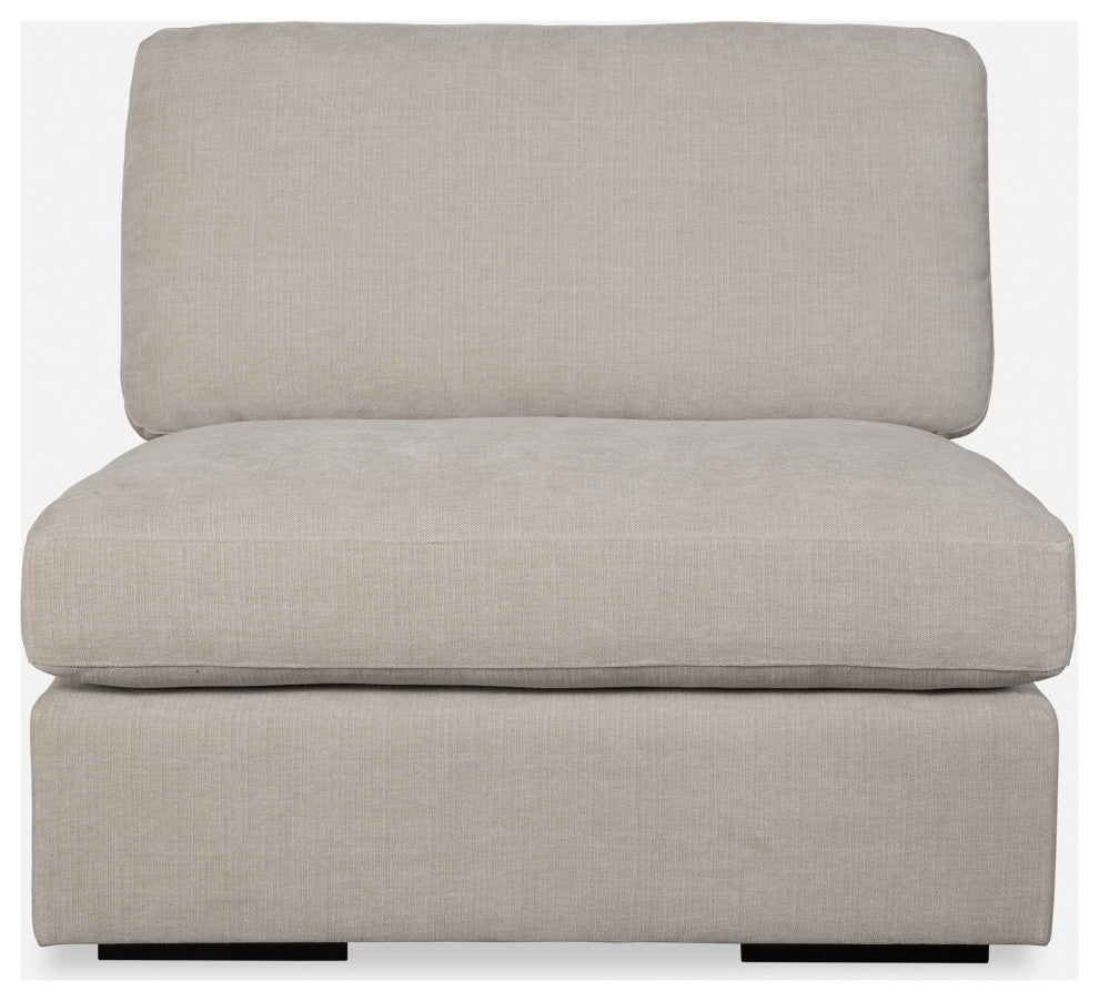 Uttermost Refuge Armless Sand Sofa
