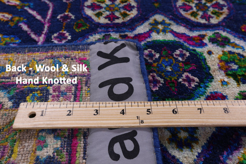 Mamluk Hand-Knotted Wool & Silk Rug 7' 9" X 9' 11" - Q13717