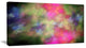 Pink Starry Fractal Sky, Abstract Canvas Art Print, 32x16