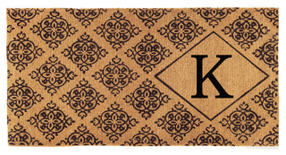 Regency Monogram Doormat, 3'x6'x1.5", K