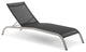 Savannah Outdoor Patio Mesh Chaise Outdoor Patio Lounge Chair Black
