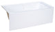 Voltaire 48"x32" Acrylic White, Alcove, Left Hand Drain, Apron Bathtub