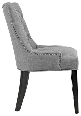 Modern Light Gray Regent Fabric Dining Chair
